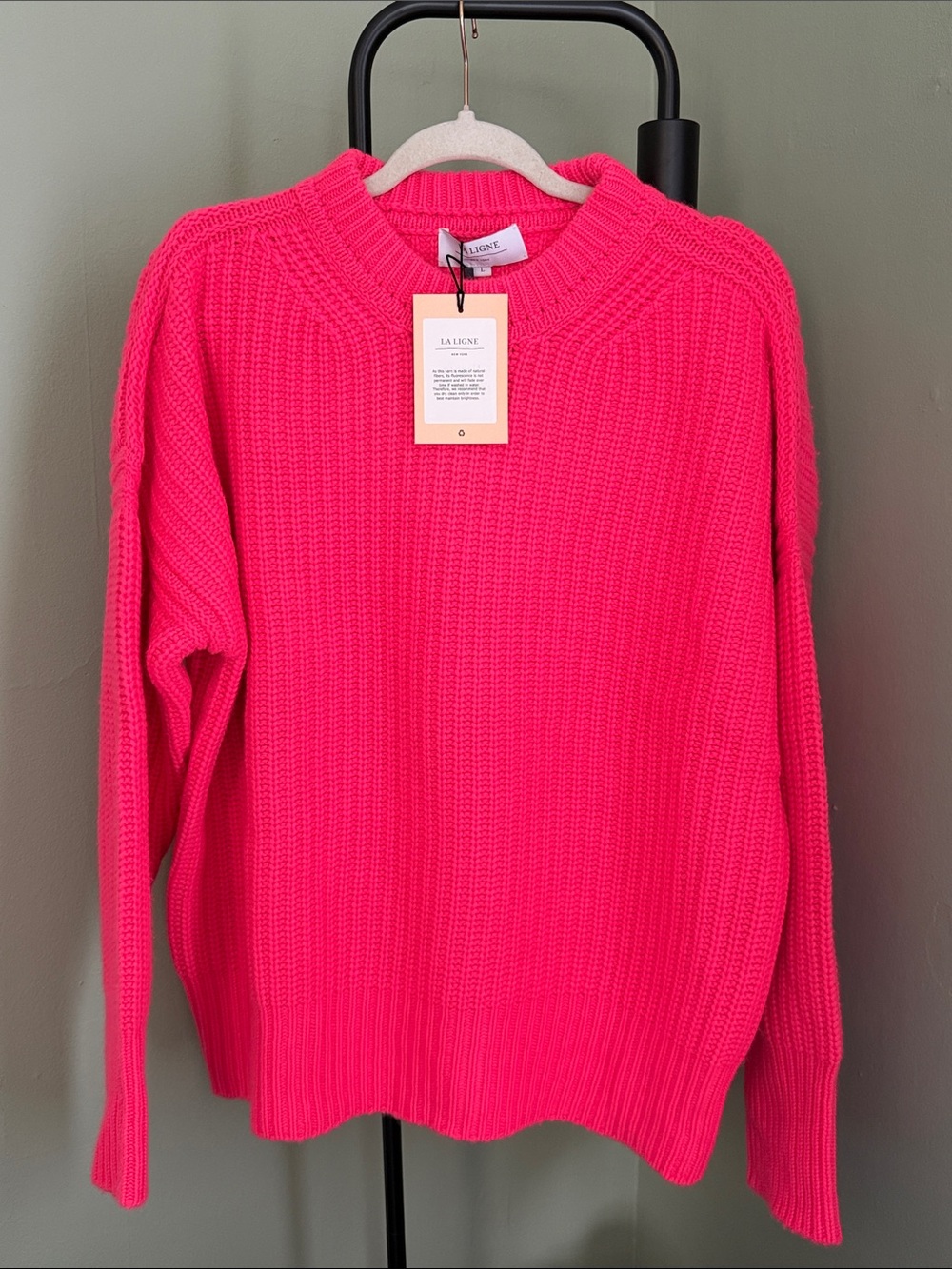 NWT La Ligne Cashmere Toujours sweater Size Large
